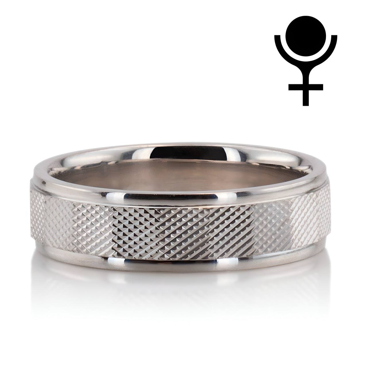 Chic Fish Scale Style Fancy Wedding Ring