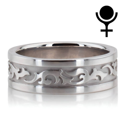 Elegant Antique Design Wedding Rings Set