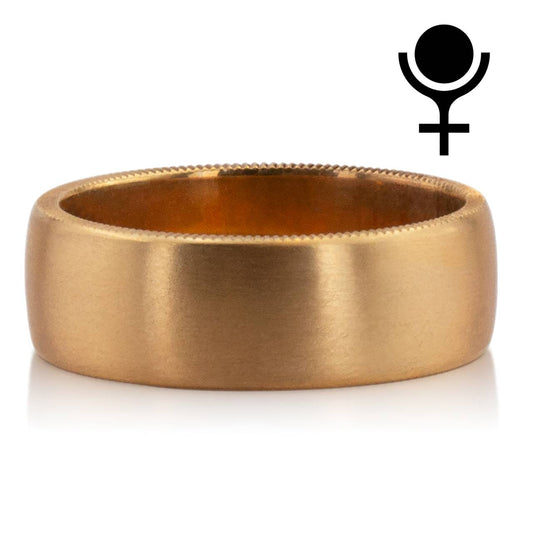 Satin-Finished Rivet Coin Edging Band