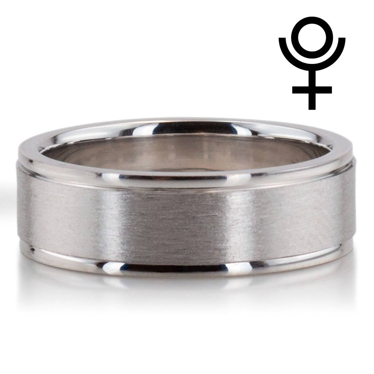 Classic Round Satin Finish Wedding Band