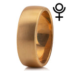 Benchmark Satin-Finished Rivet Coin Edging Band