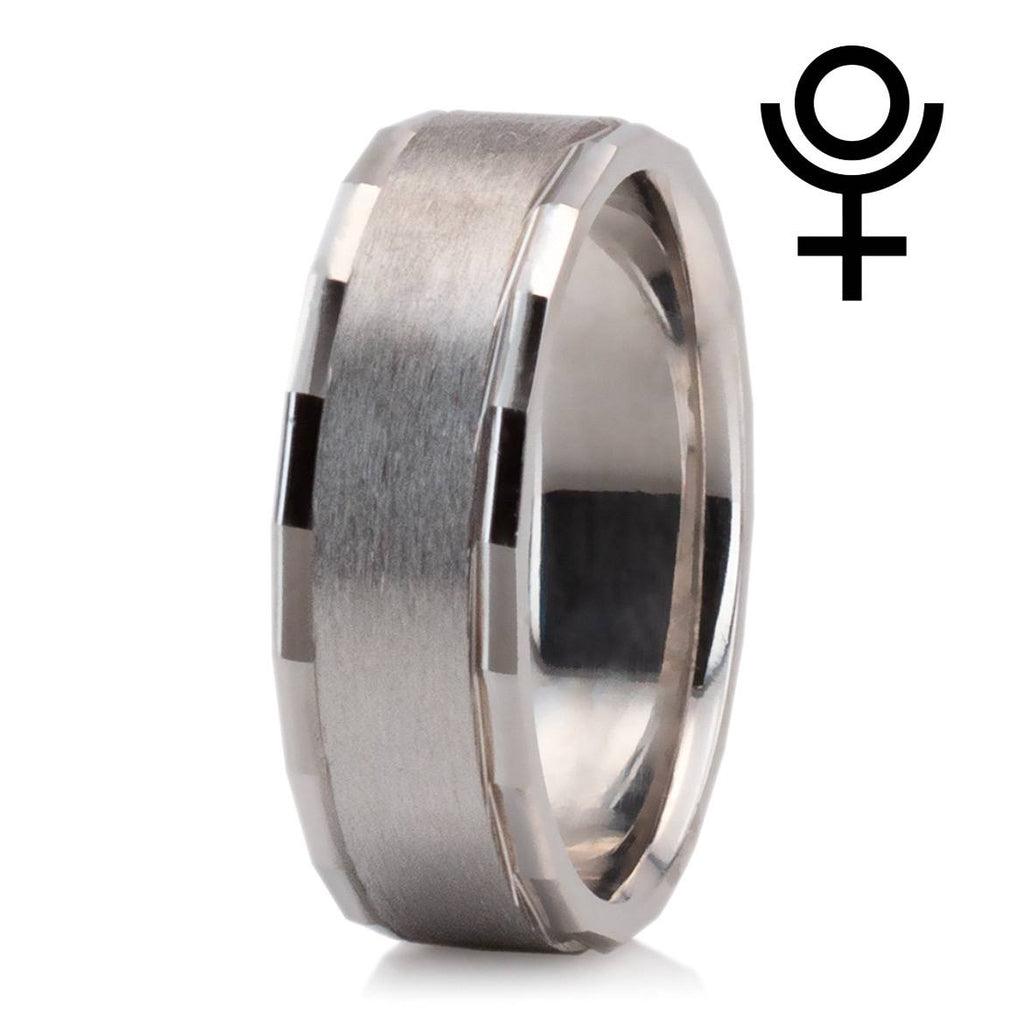 Benchmark Satin-Finished Rivet Coin Edging Band