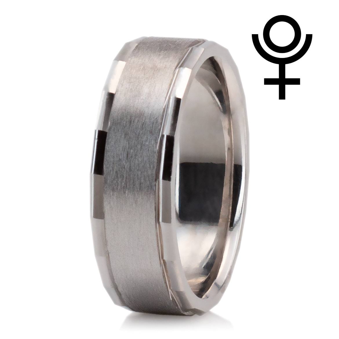 Benchmark Satin-Finished Rivet Coin Edging Band