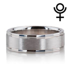 Benchmark Satin-Finished Rivet Coin Edging Band