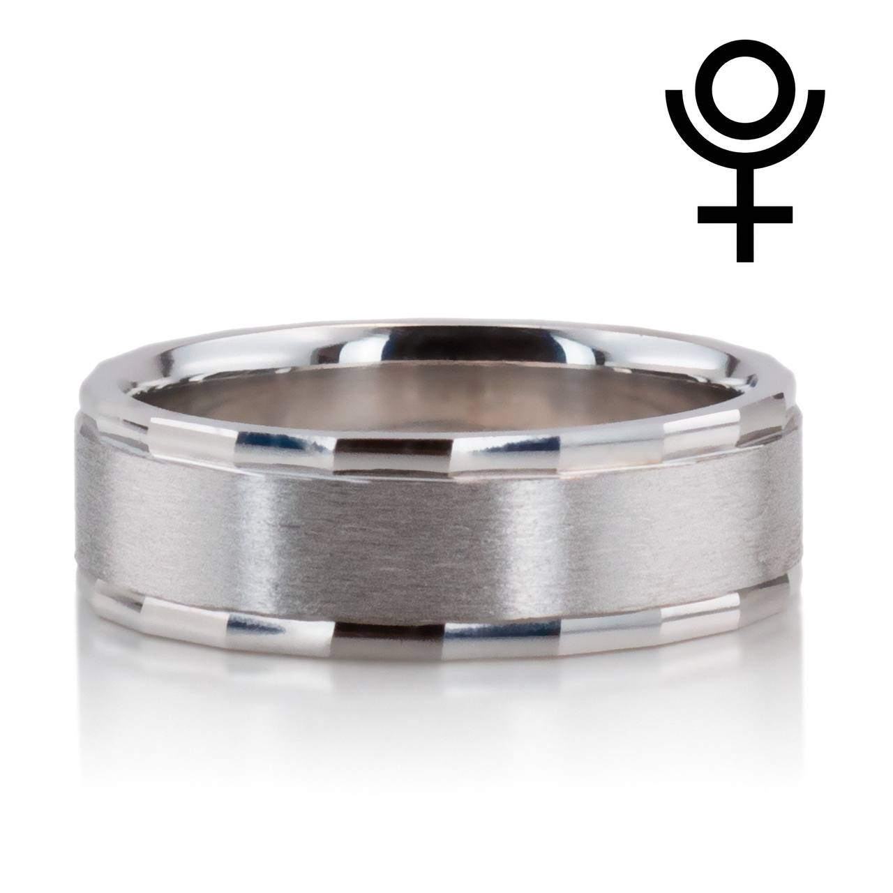 Benchmark Satin-Finished Rivet Coin Edging Band