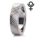 Chic Fish Scale Style Fancy Wedding Ring