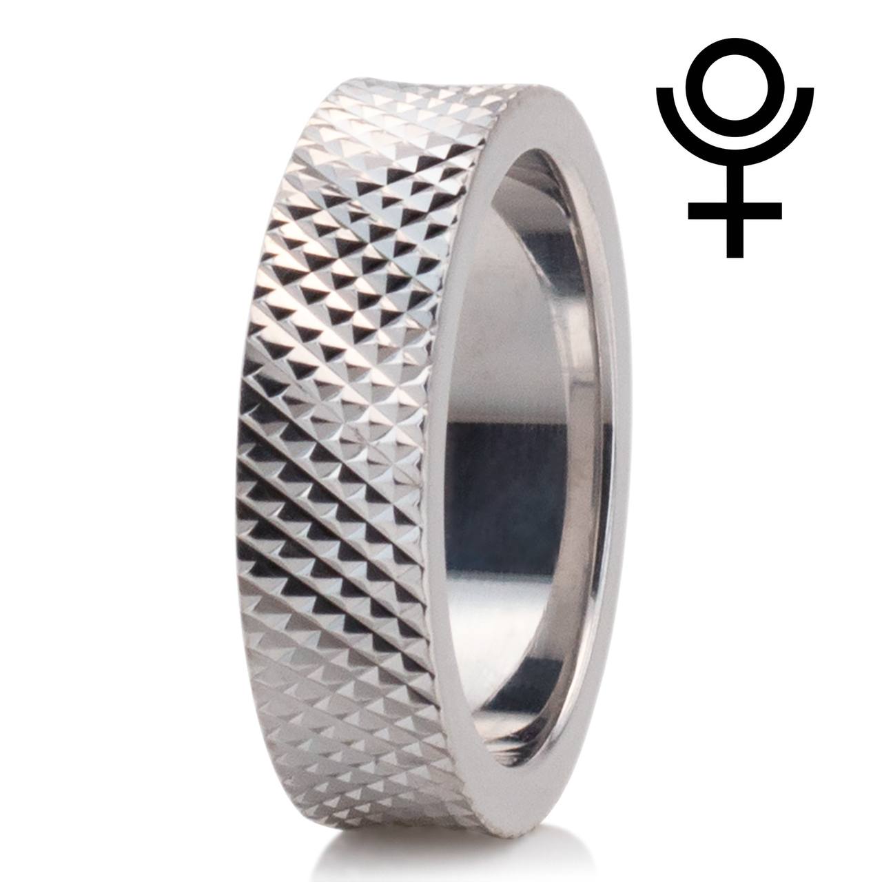 Chic Fish Scale Style Fancy Wedding Ring