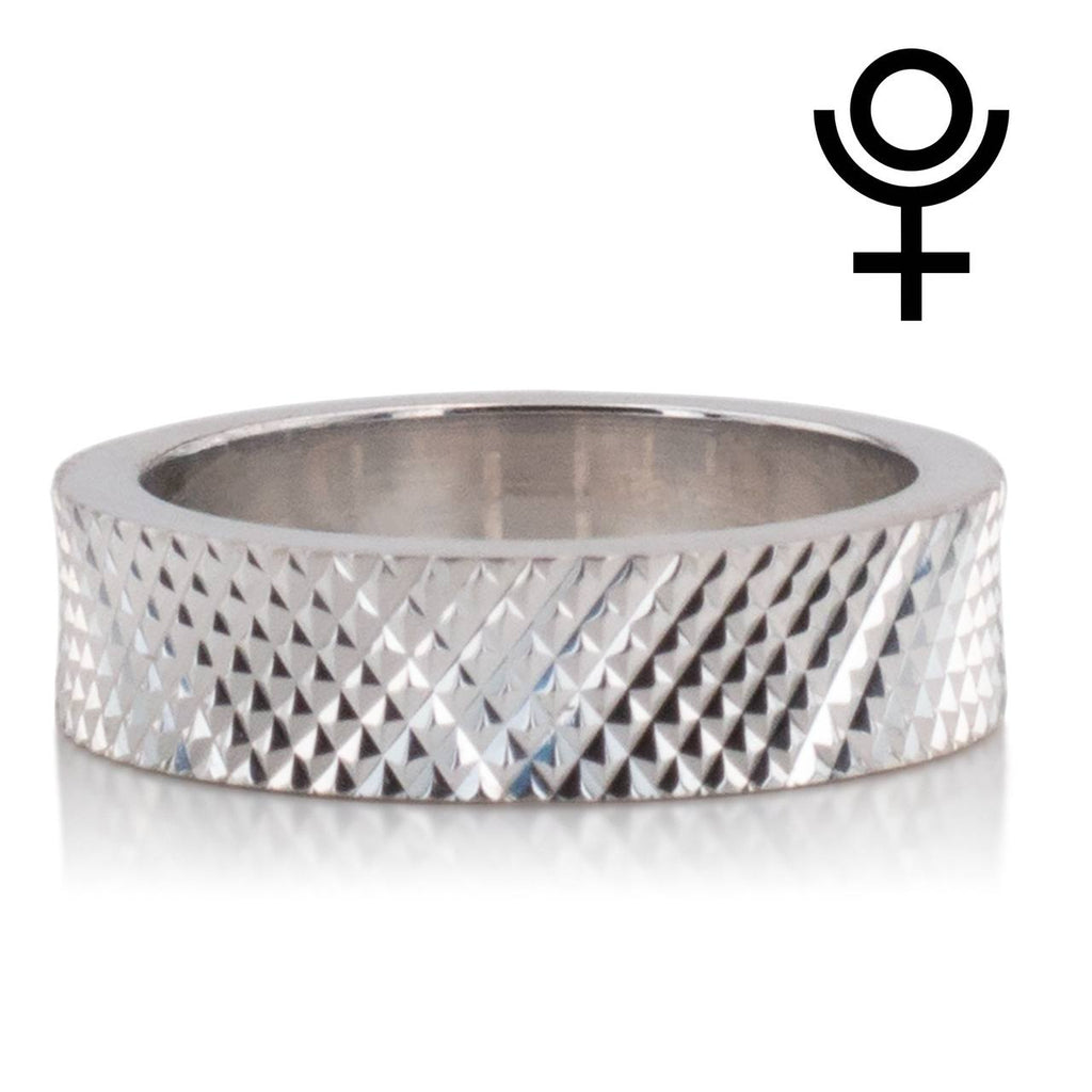 Chic Fish Scale Style Fancy Wedding Ring