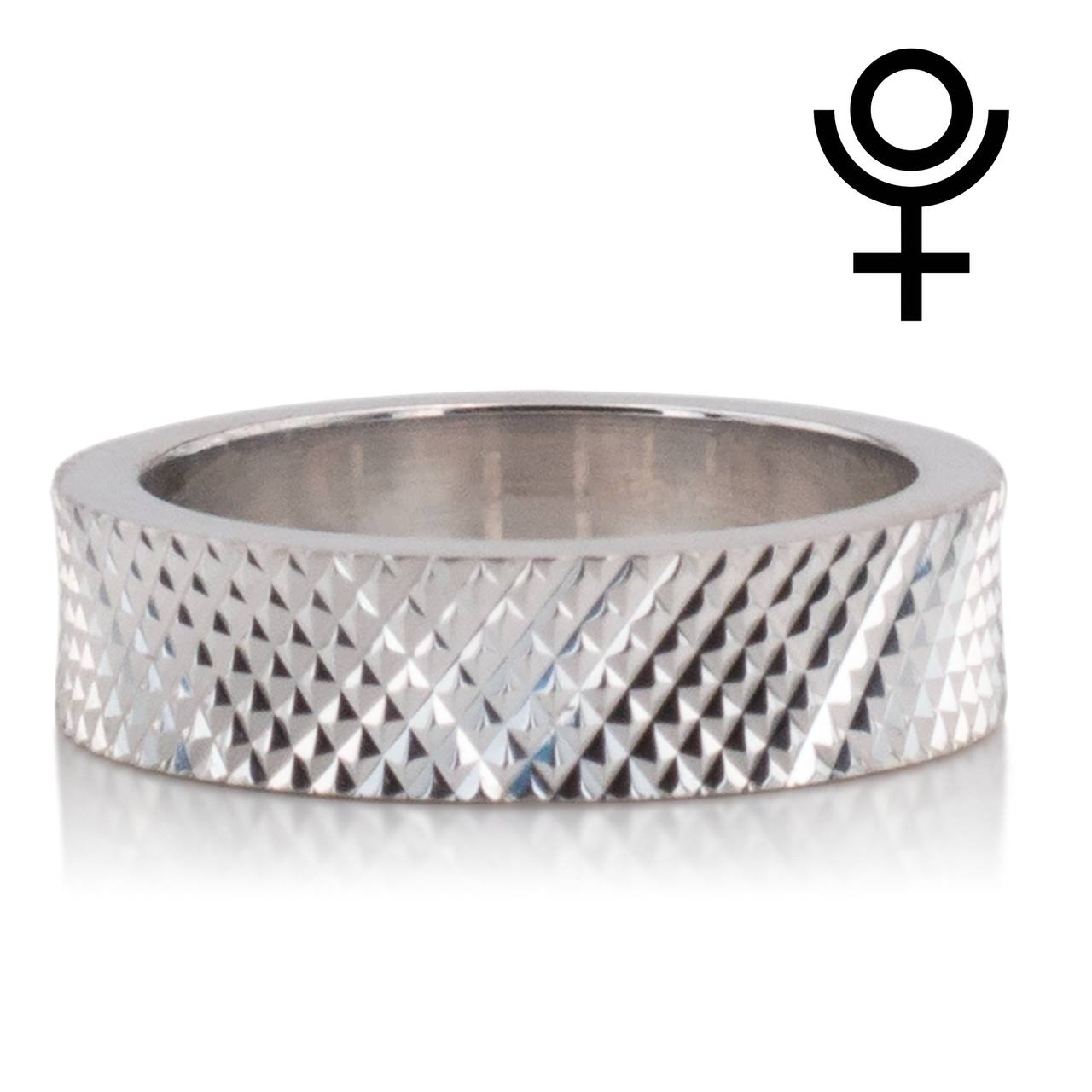 Chic Fish Scale Style Fancy Wedding Ring