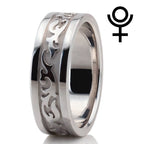 Elegant Antique Design Wedding Rings Set