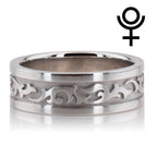 Elegant Antique Design Wedding Rings Set