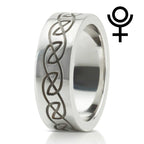 Elegant Celtic Wedding Band