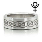 Elegant Celtic Wedding Band