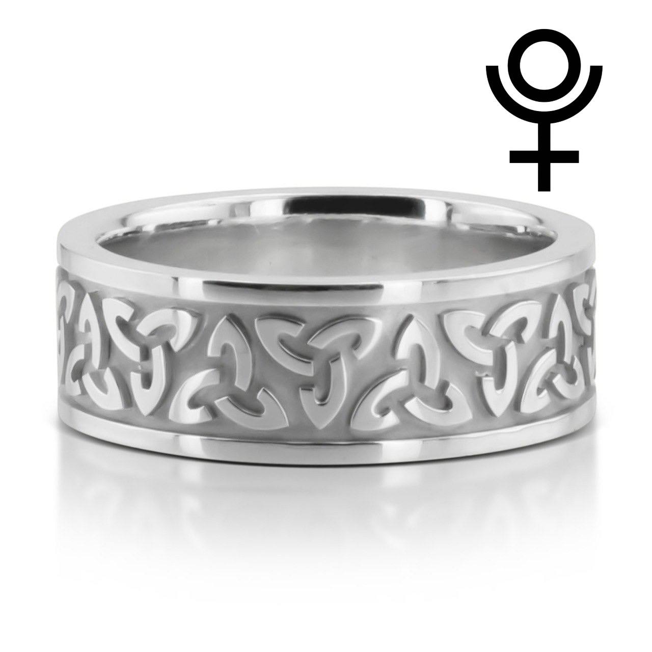 Trinity Celtic Knot Wedding Ring