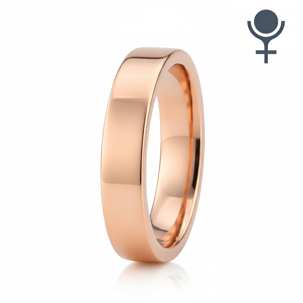 Soft-Edge Flat Comfort Fit Wedding Band 3MM