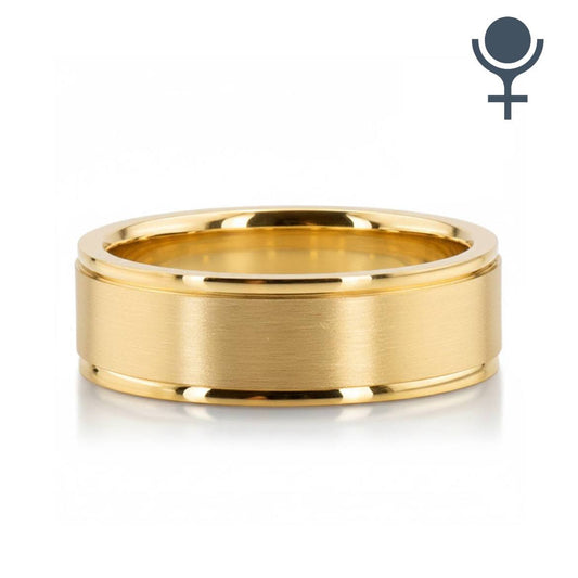 Classic Round Satin Finish Wedding Band 2MM