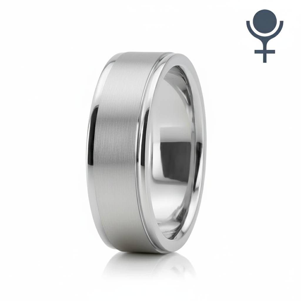 Classic Round Satin Finish Wedding Band 3MM