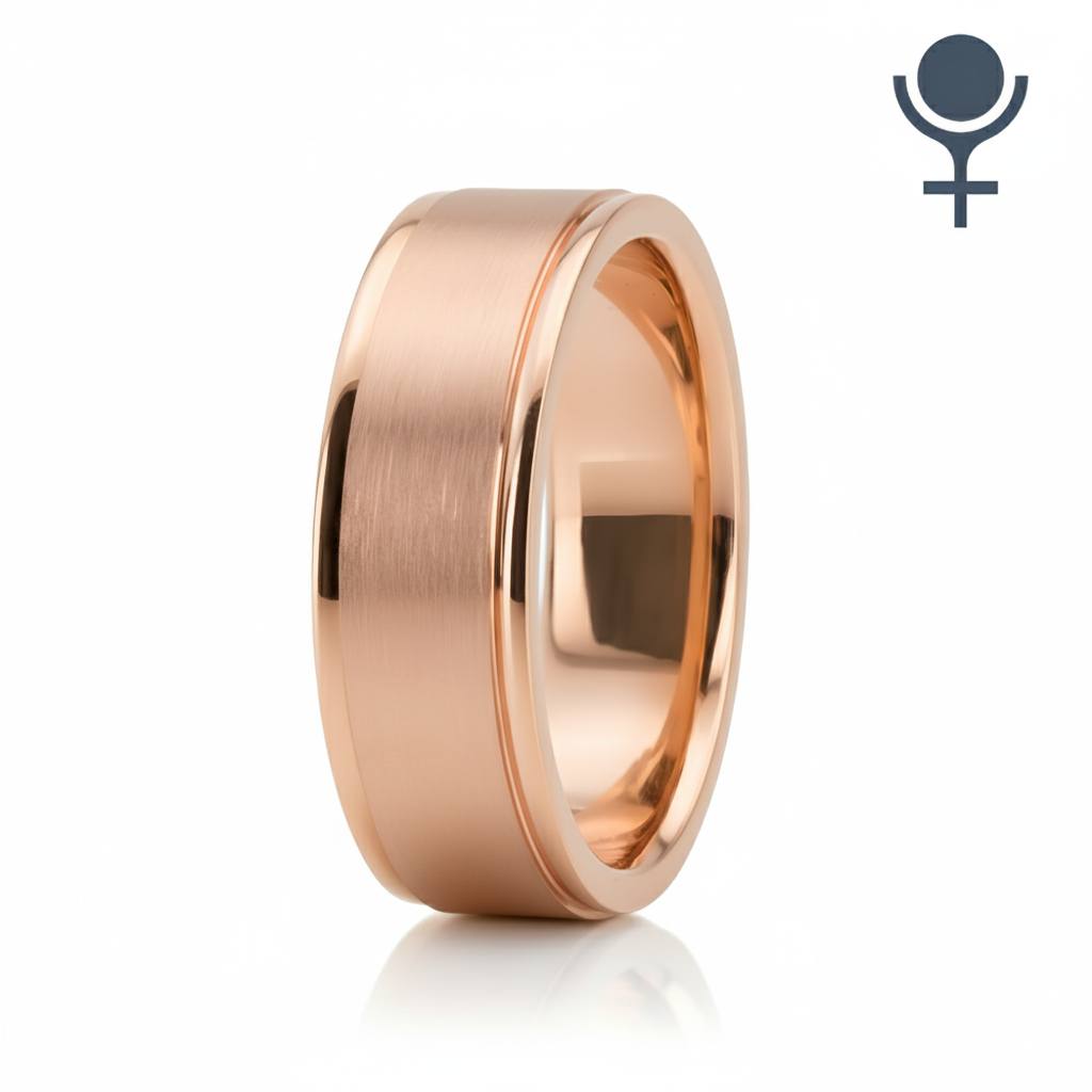 Classic Round Satin Finish Wedding Band 3MM