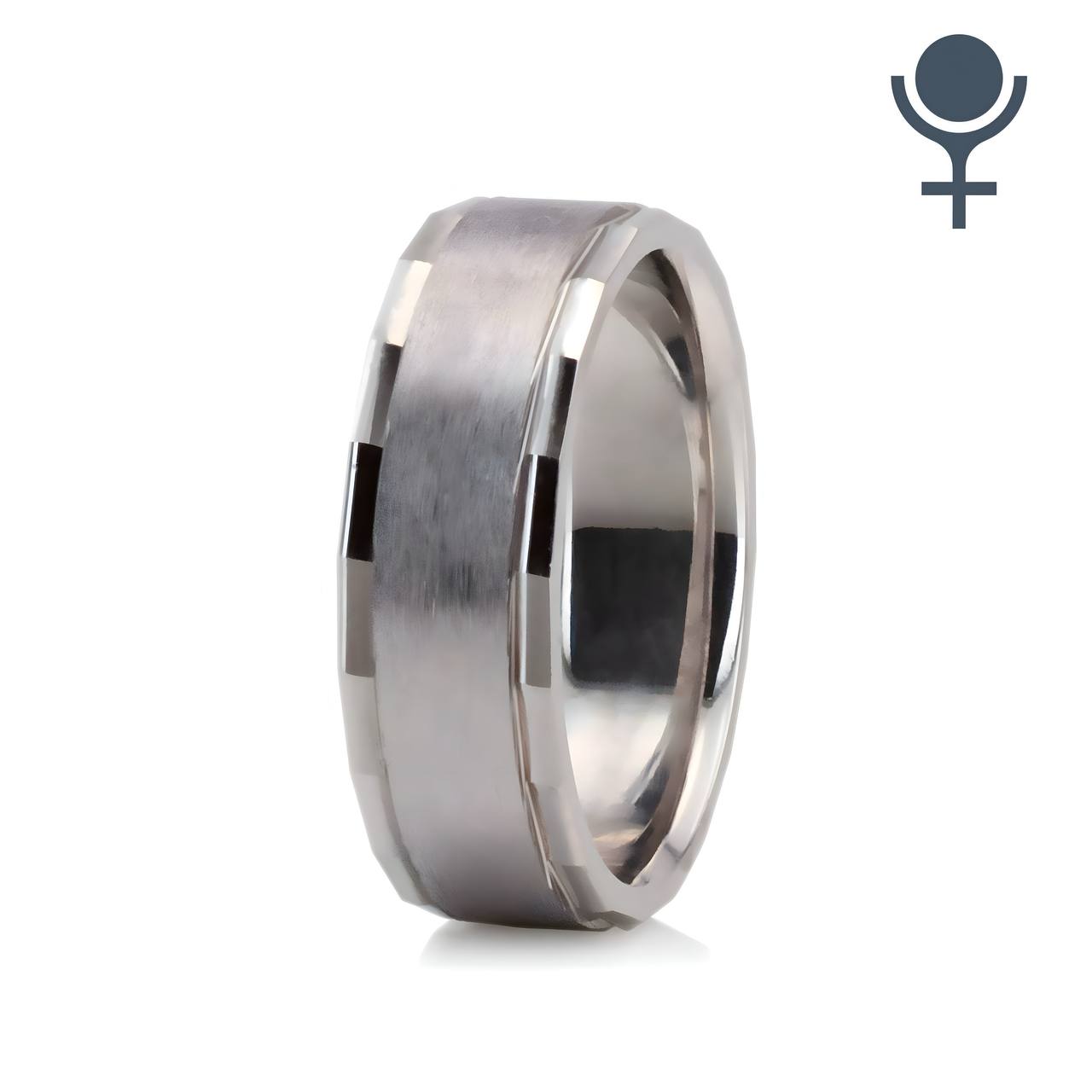 Satin-Finished Rivet Coin Edging Band 6MM