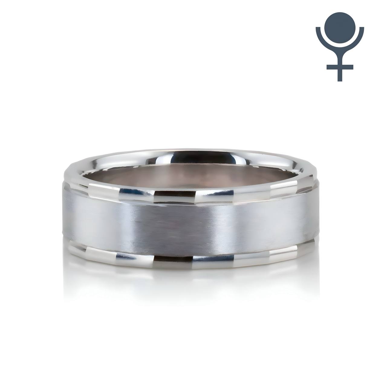 Satin-Finished Rivet Coin Edging Band 6MM