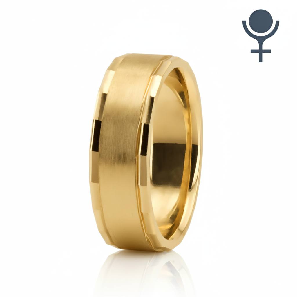 Satin-Finished Rivet Coin Edging Band 6MM