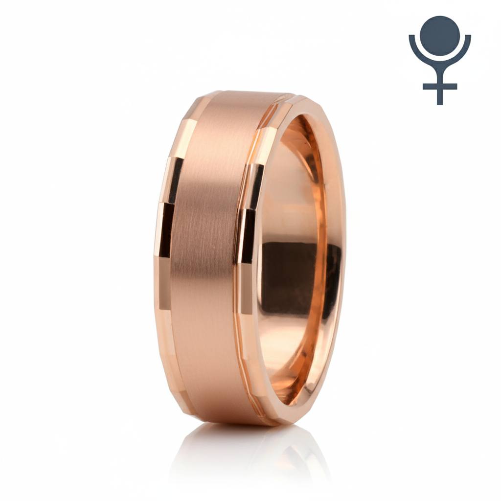 Satin-Finished Rivet Coin Edging Band 6MM
