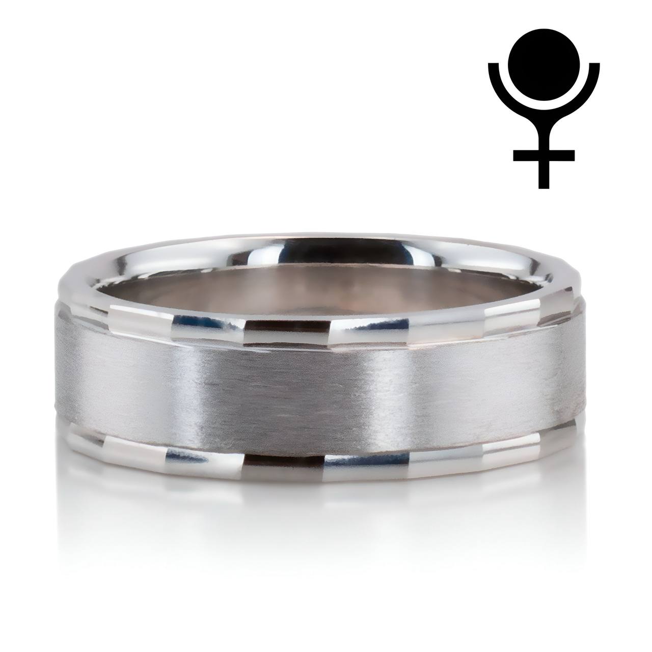 Satin-Finished Rivet Coin Edging Band