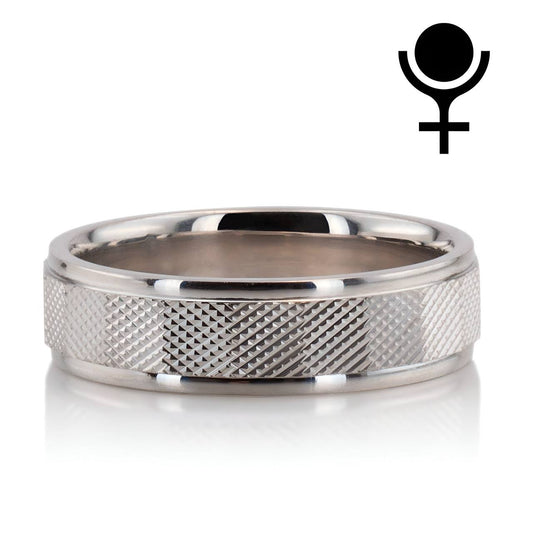 Chic Fish Scale Style Fancy Wedding Ring