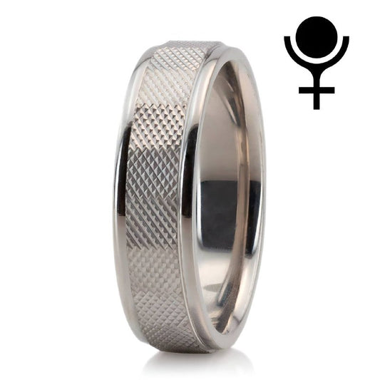 Chic Fish Scale Style Fancy Wedding Ring
