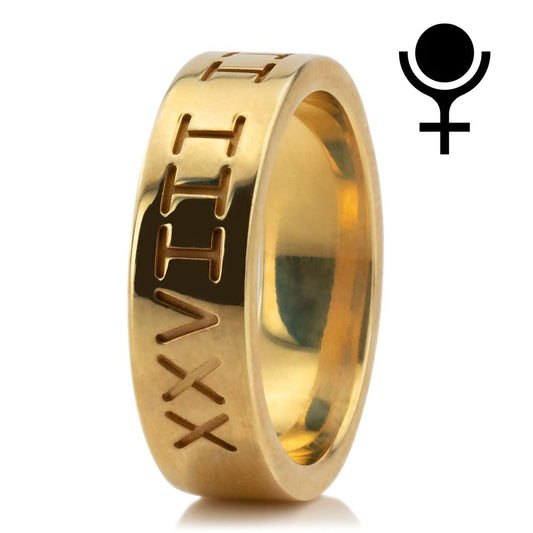 Engraved wedding ring