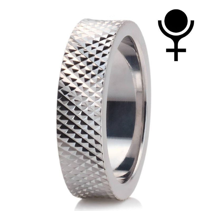 Chic Fish Scale Style Fancy Wedding Ring