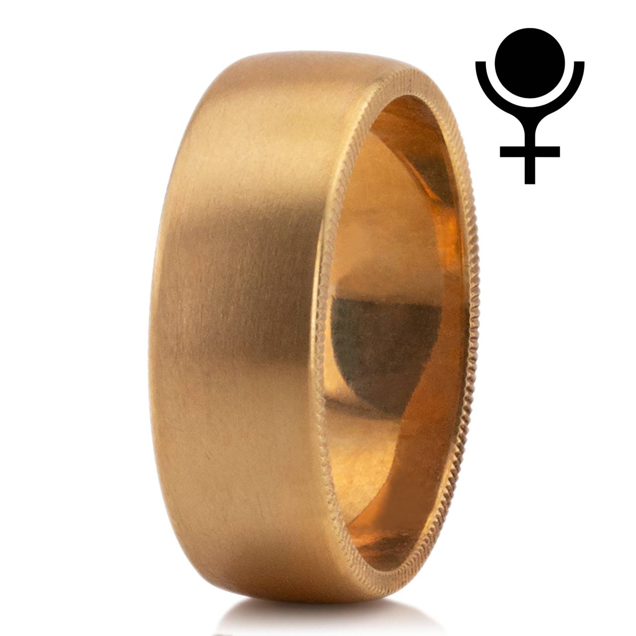 Satin-Finished Rivet Coin Edging Band