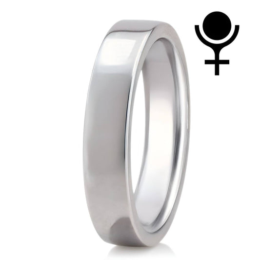 Soft-Edge Flat Comfort Fit Wedding Band
