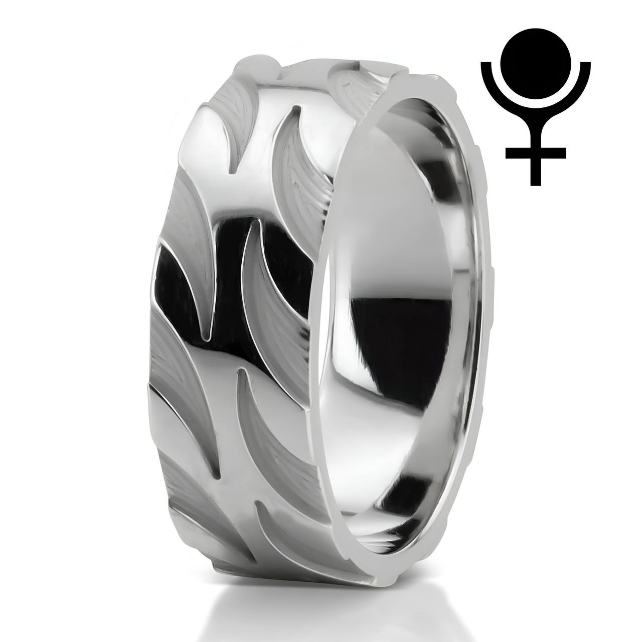 Extravagant Diagonal Cut Basic Wedding Band, 8mm