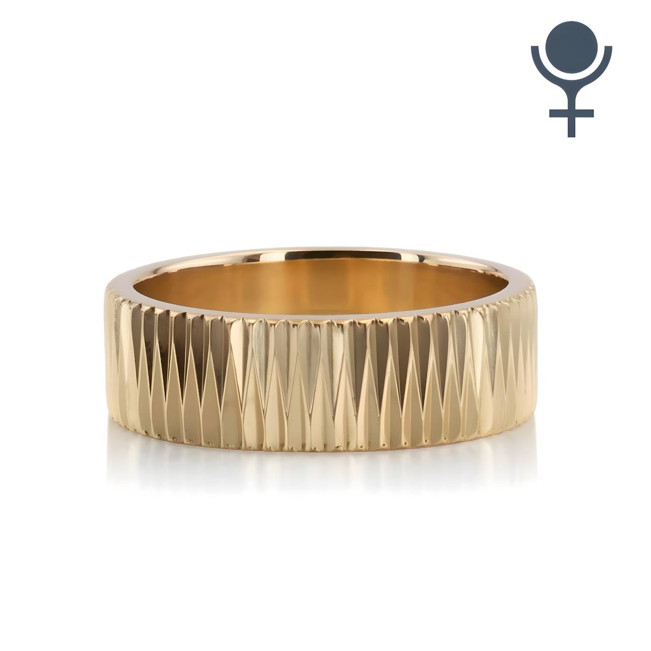 Textured Wedding Band 6MM