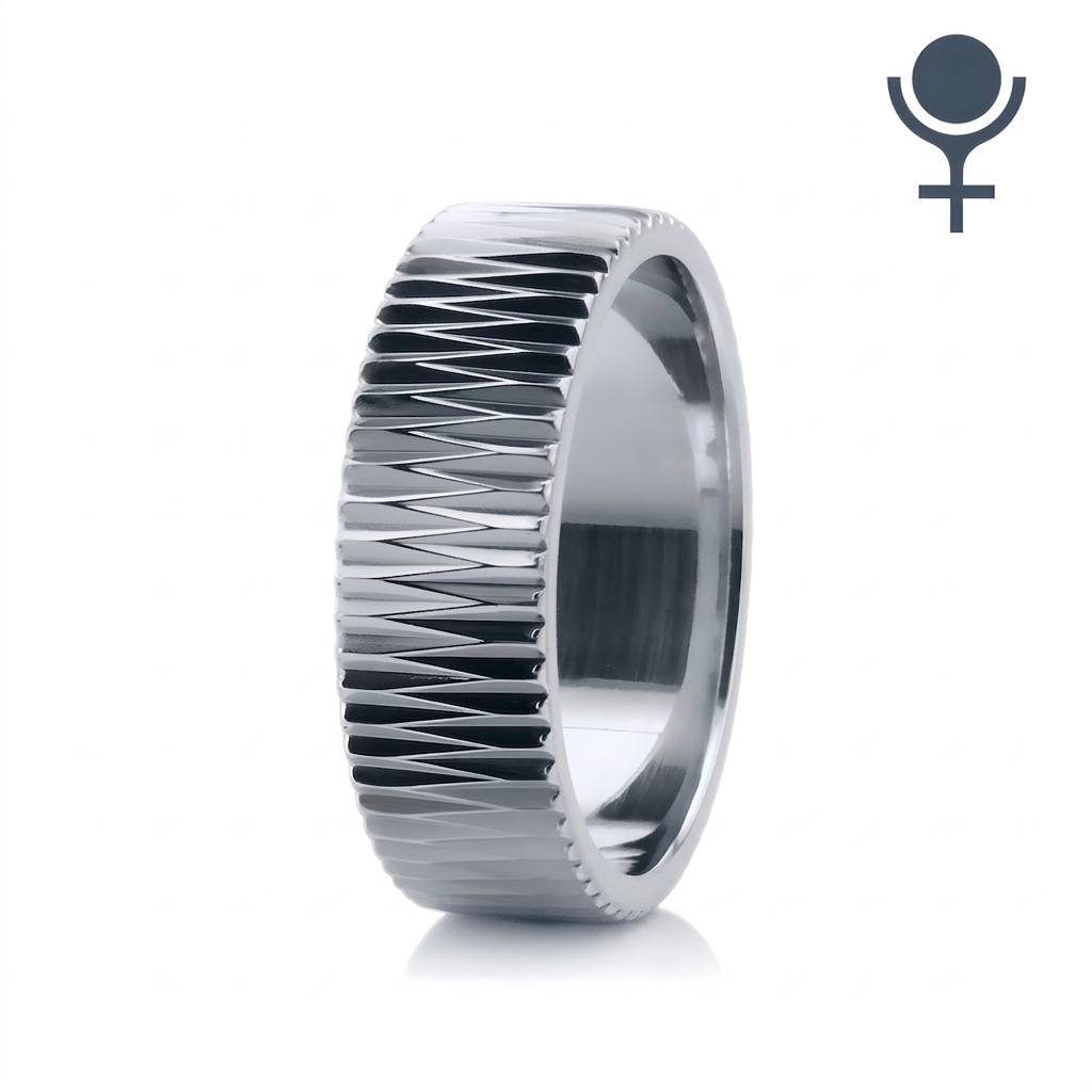 Textured Wedding Band 6MM