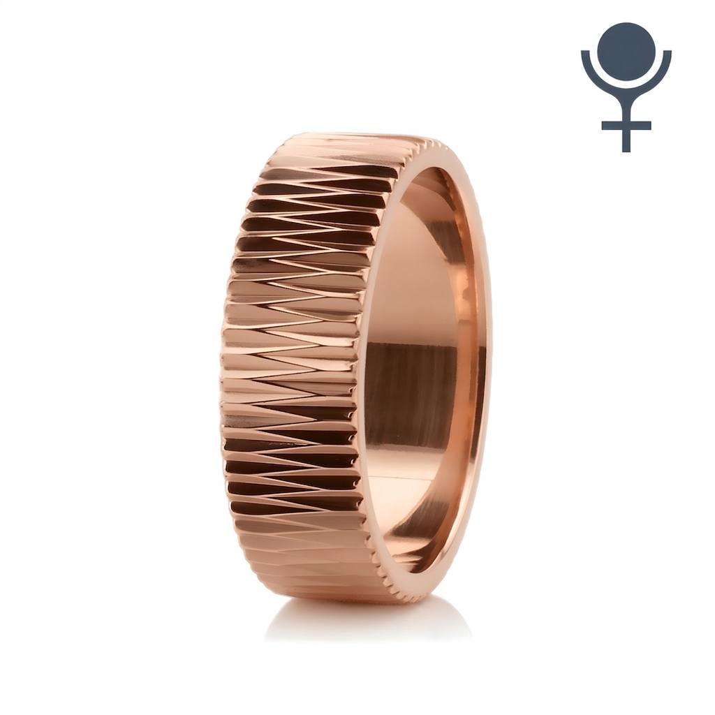 Textured Wedding Band 6MM